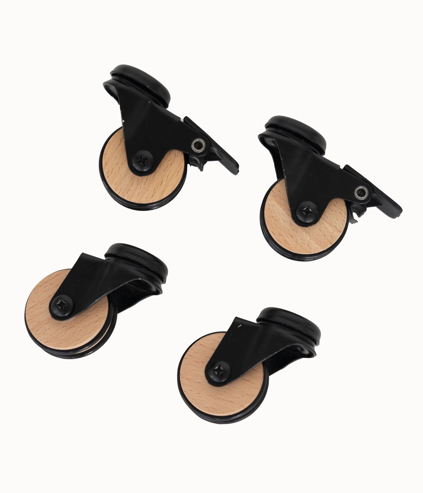 Set of Swivel Castors for 4-in-1 Convertible Crib