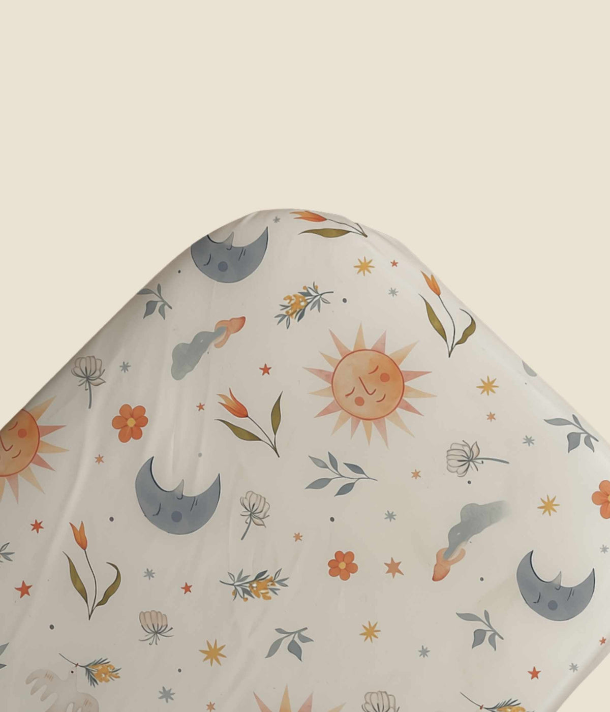 Fitted Sheet for Baby Crib – My Sun, My Moon Organic Cotton