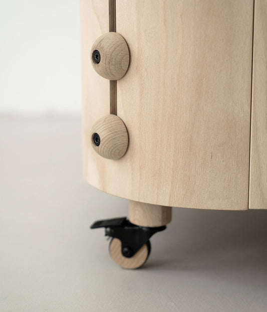 Set of Swivel Castors for 4-in-1 Convertible Crib